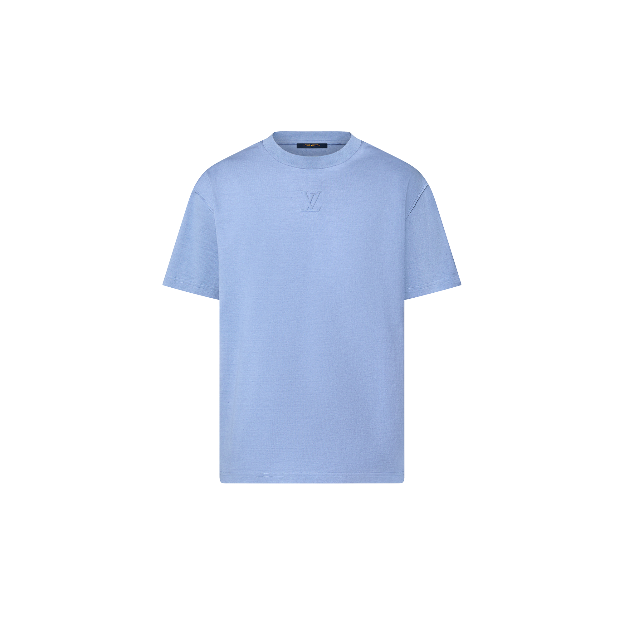 Embossed LV Cotton T-Shirt - Luxury Blue | LOUIS VUITTON